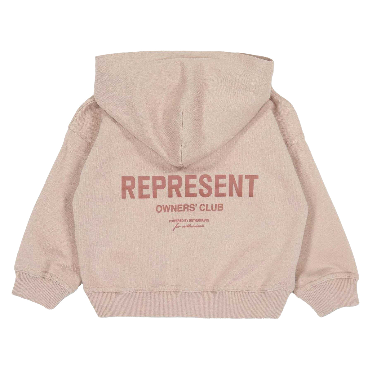 Dusty Mauve - Back - Represent Childrens-Kids Mini Owners Club Oversized Hoodie
