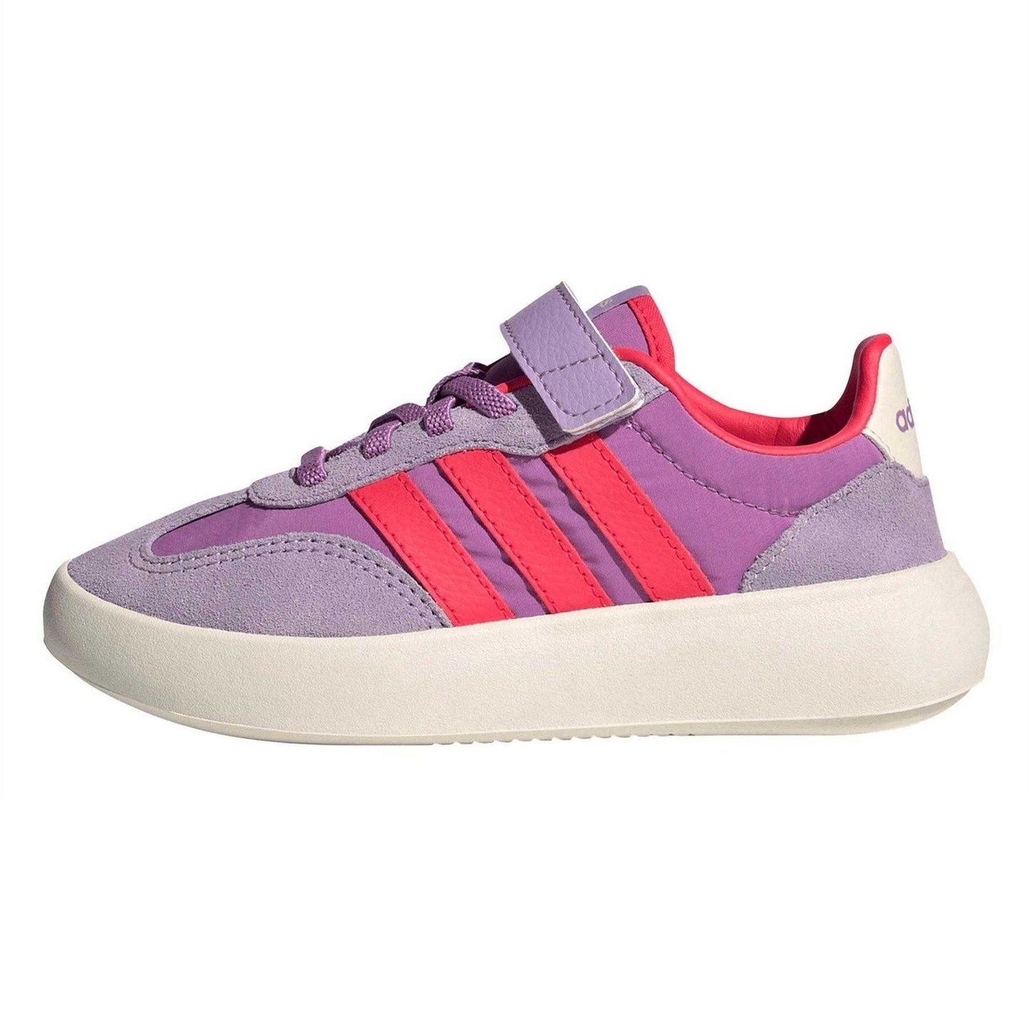 Purple - Back - Adidas Childrens-Kids Barreda Decode Suede Trainers