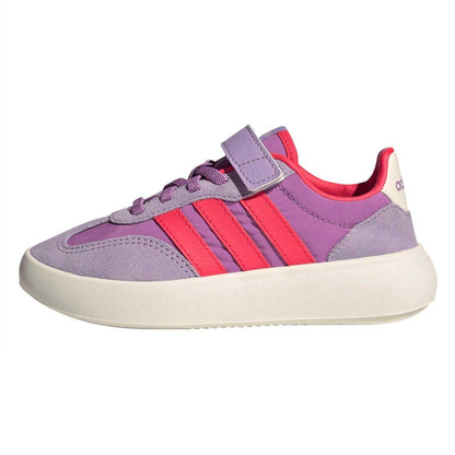 Purple - Back - Adidas Childrens-Kids Barreda Decode Suede Trainers