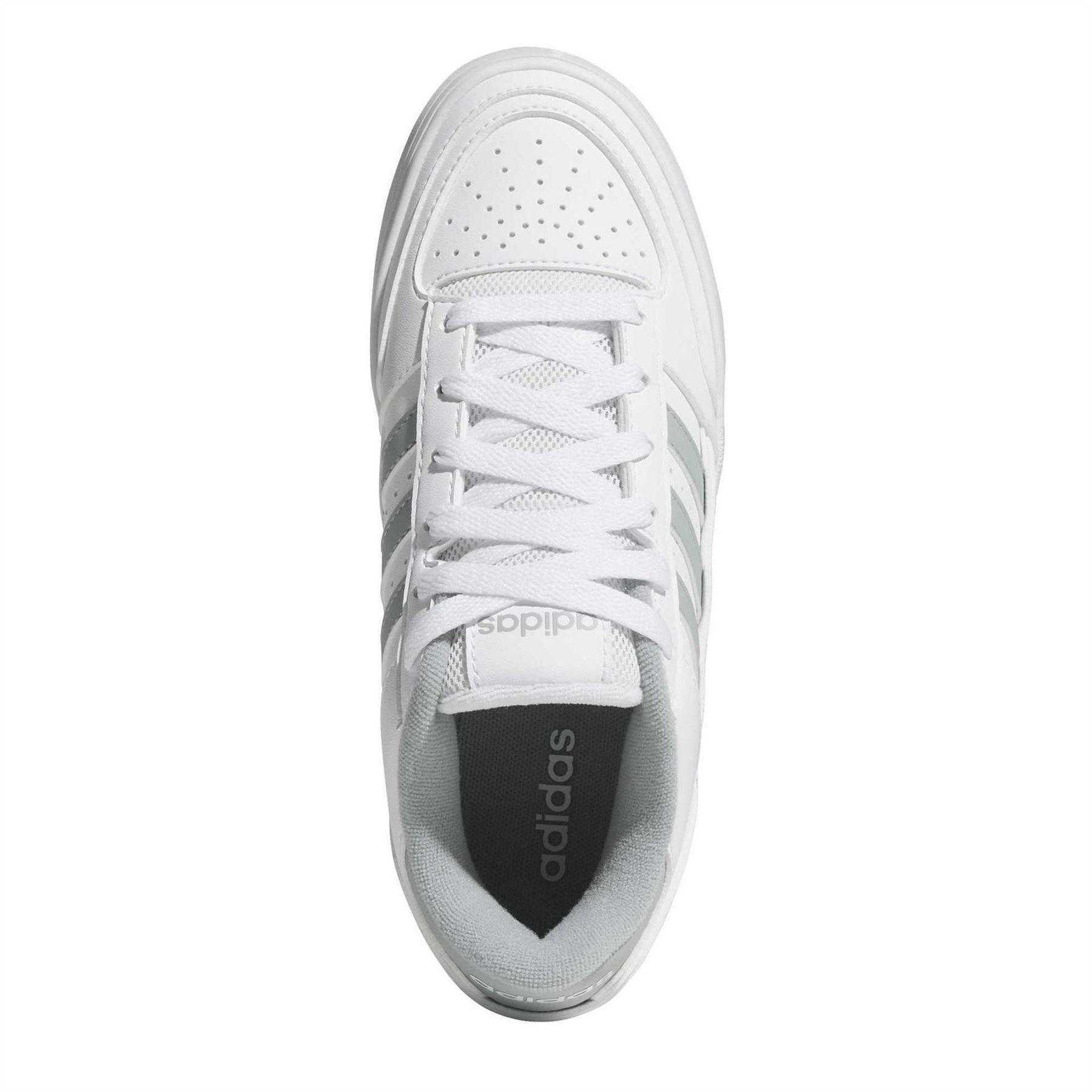 White - Lifestyle - Adidas Childrens-Kids Break Start Trainers