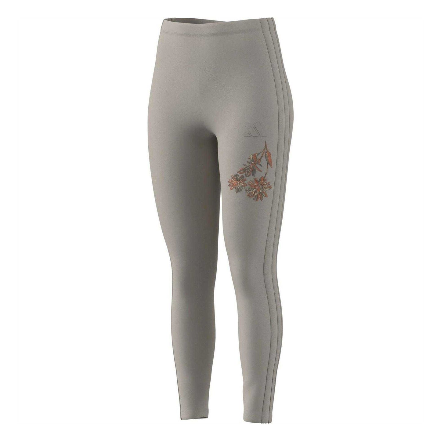 Wonder Alumina - Side - Adidas Womens-Ladies 3 Stripes Leggings