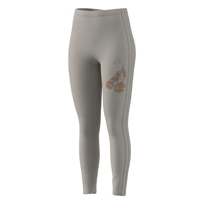 Wonder Alumina - Side - Adidas Womens-Ladies 3 Stripes Leggings