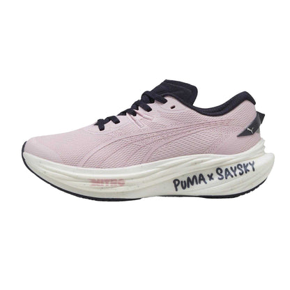 Rose-Mauve - Back - Puma Mens Deviate Nitro 3 Saysky Shoes