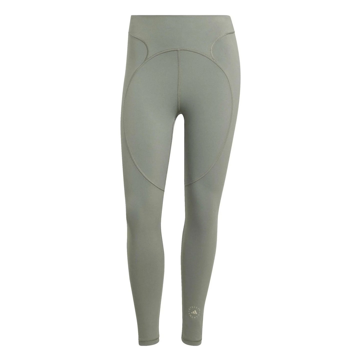 Stone Green - Front - Adidas Womens-Ladies Stella McCartney Leggings