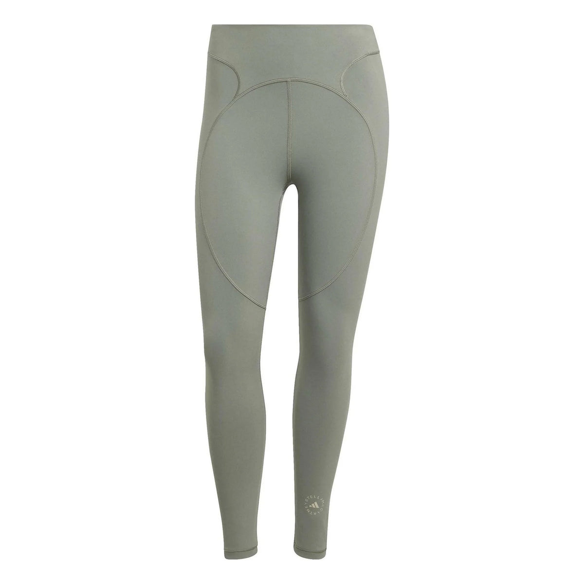 Stone Green - Front - Adidas Womens-Ladies Stella McCartney Leggings