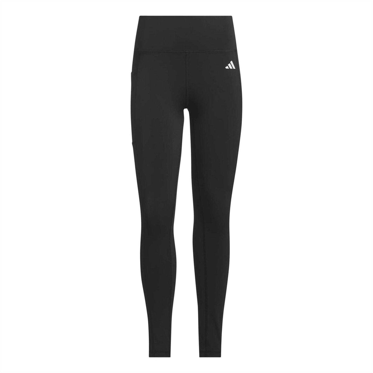 Black - Front - Adidas Womens-Ladies Shaped 7-8 Leggings