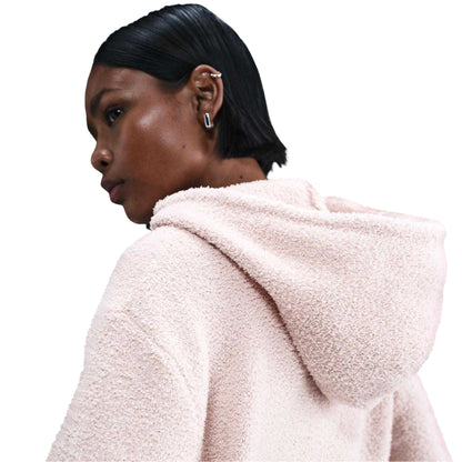 Pink - Lifestyle - Nike Womens-Ladies Phoenix Bouclé Hoodie