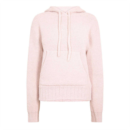 Pink - Front - Nike Womens-Ladies Phoenix Bouclé Hoodie