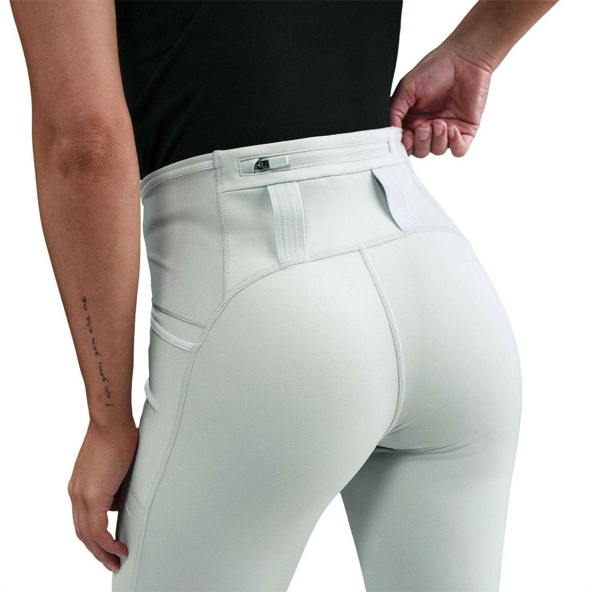 Light Silver - Lifestyle - Nike Womens-Ladies Trail Shaped Leggings