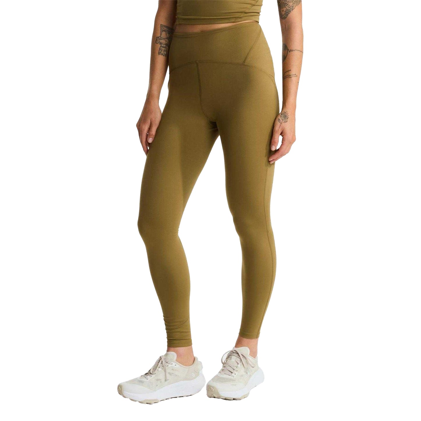 Cedar - Side - The North Face Womens-Ladies Jaida Performance Gym Leggings