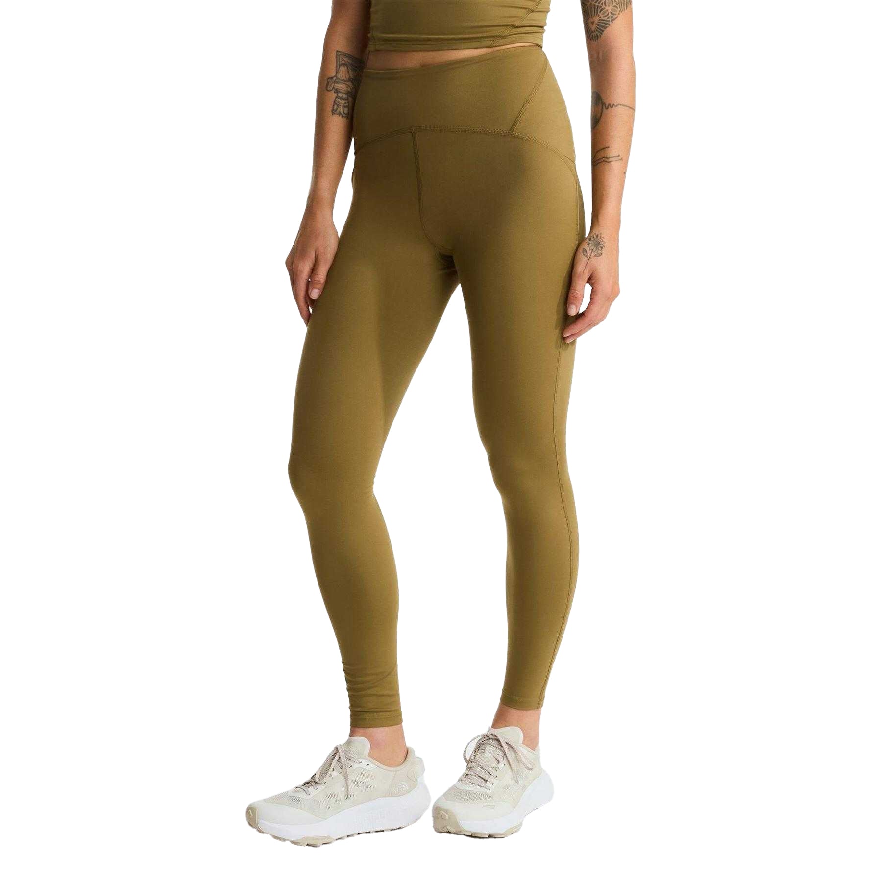 Cedar - Side - The North Face Womens-Ladies Jaida Performance Gym Leggings