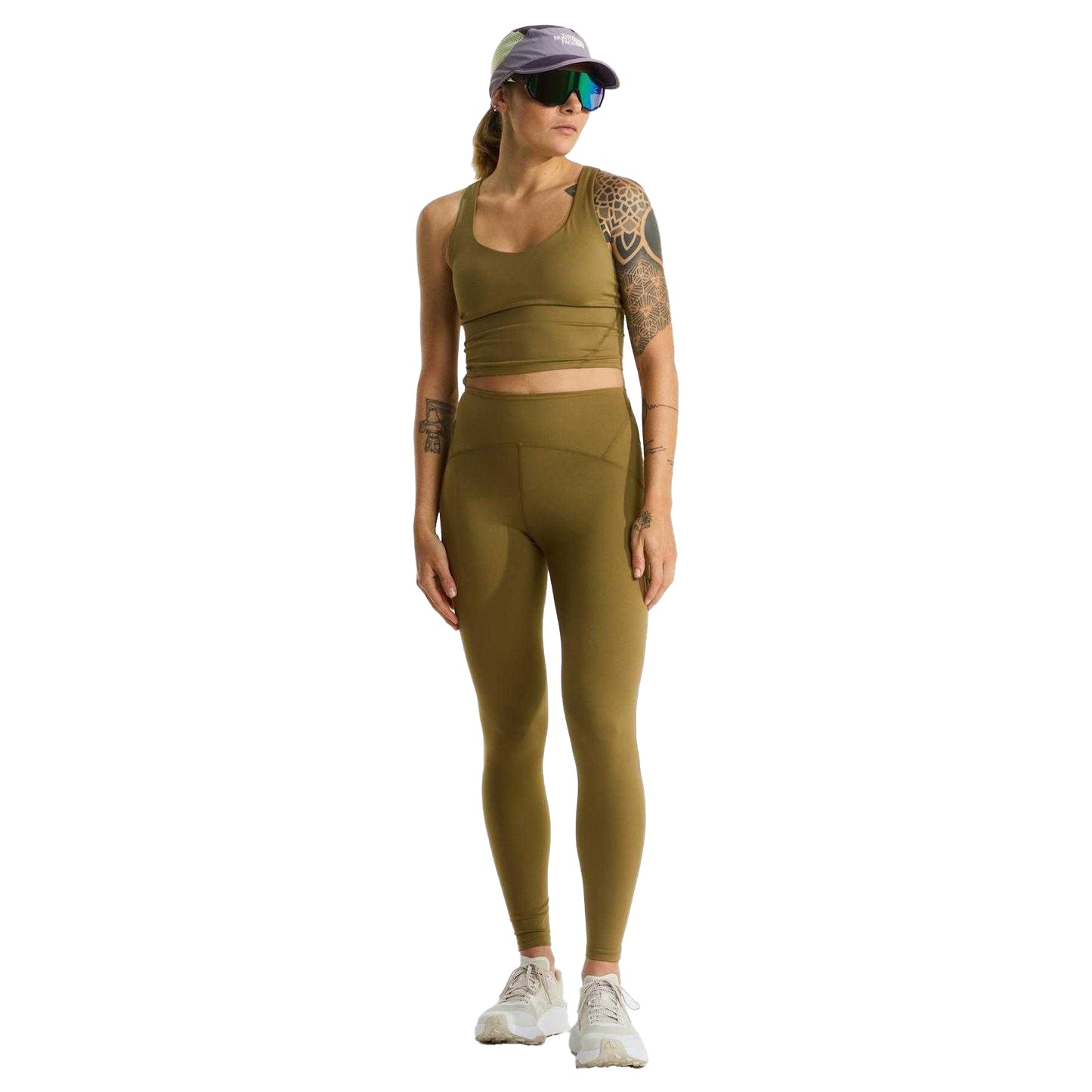 Cedar - Pack Shot - The North Face Womens-Ladies Jaida Performance Gym Leggings