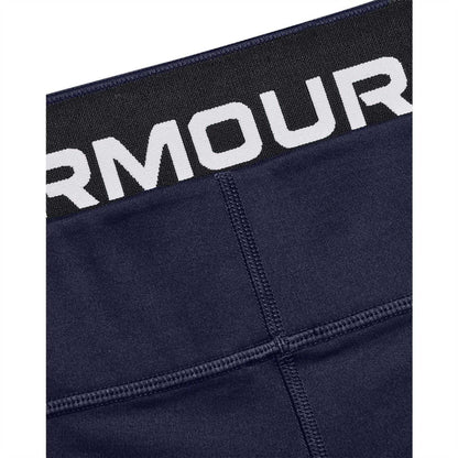 Blue - Side - Under Armour Womens-Ladies Authentics Base Layer Leggings