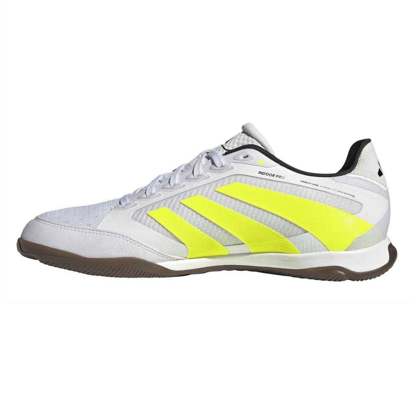 White - Side - Predator Unisex Adult Predator Pro 3 Stripes Trainers