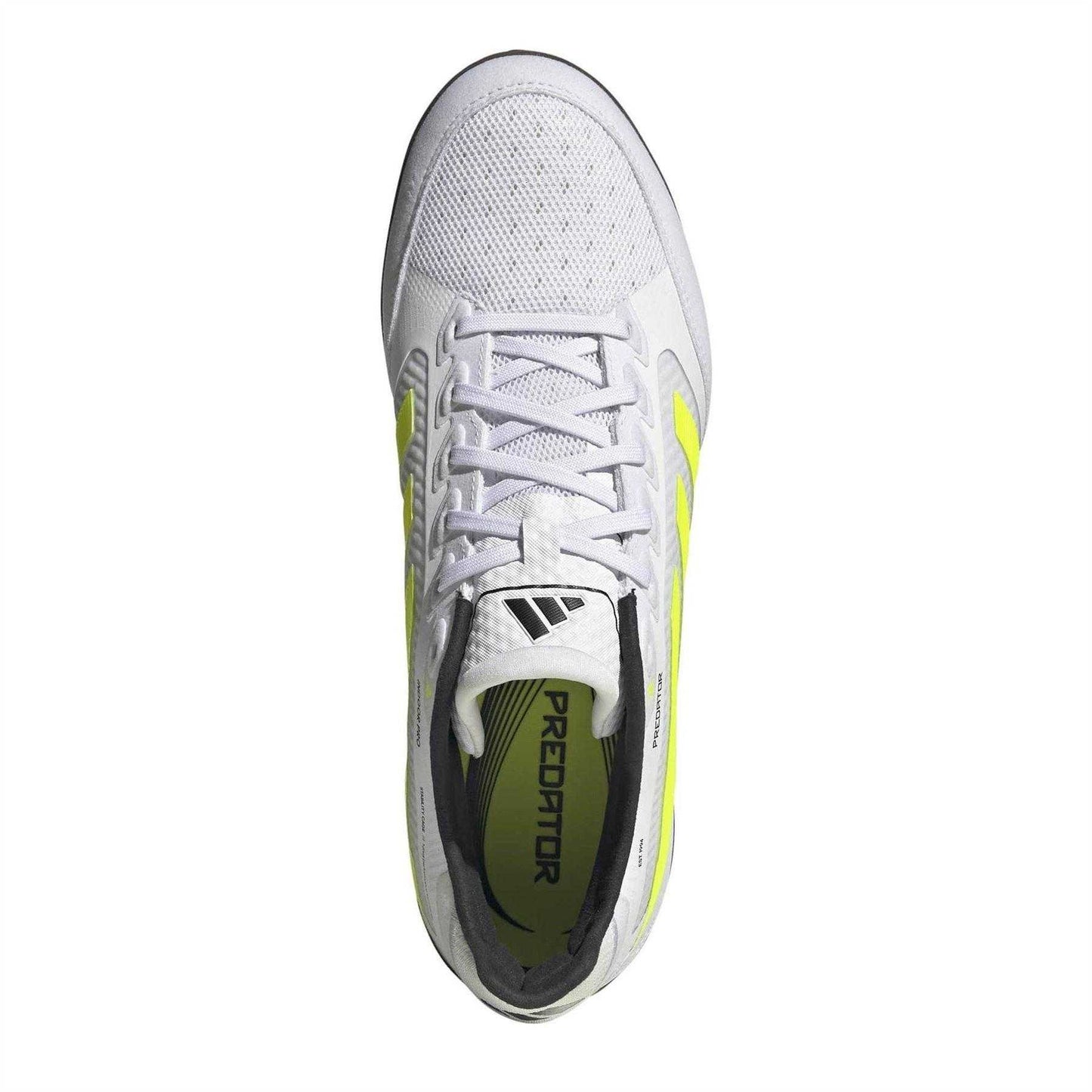 White - Lifestyle - Predator Unisex Adult Predator Pro 3 Stripes Trainers