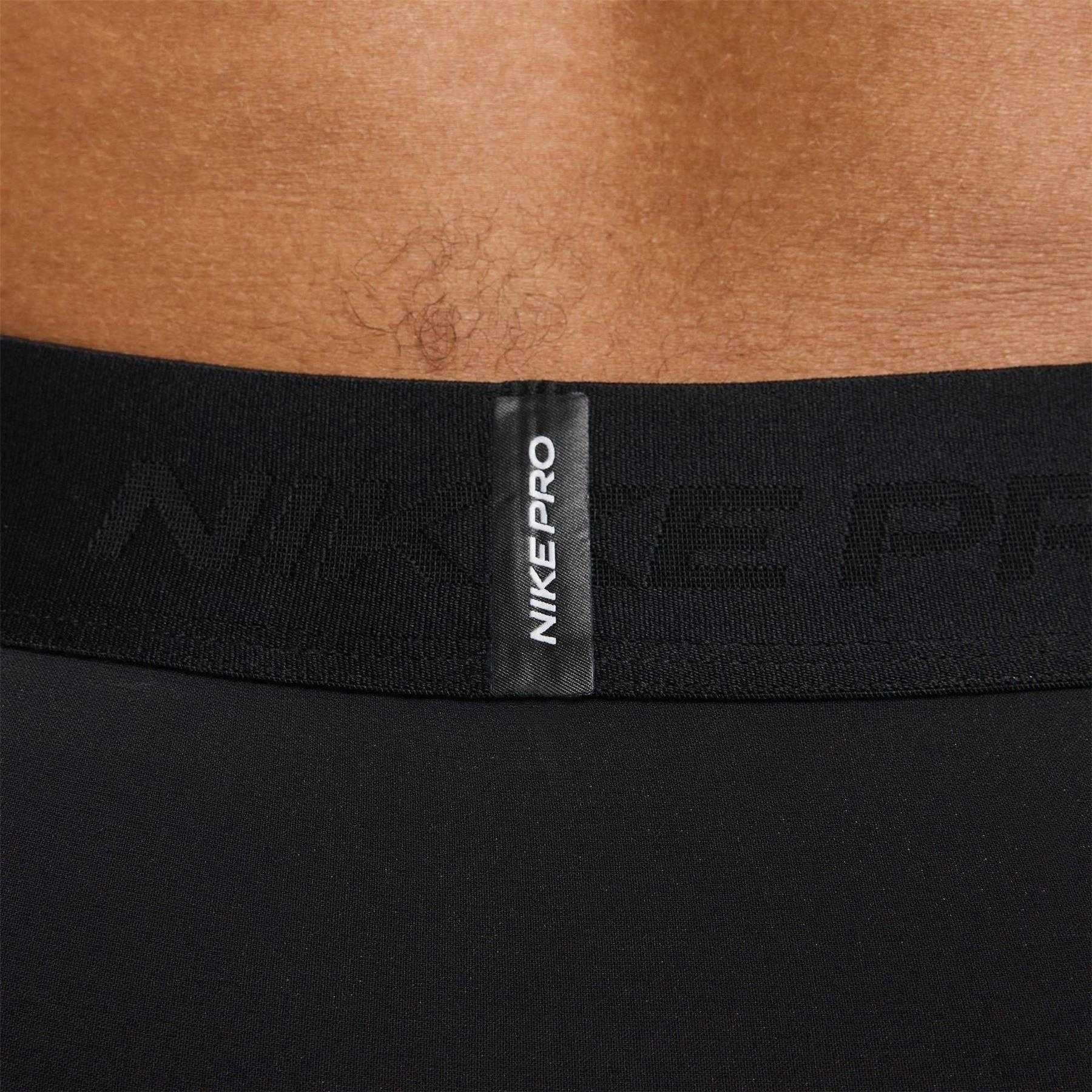 Black-White - Lifestyle - Nike Mens Recovery Vertical Stripe Tights