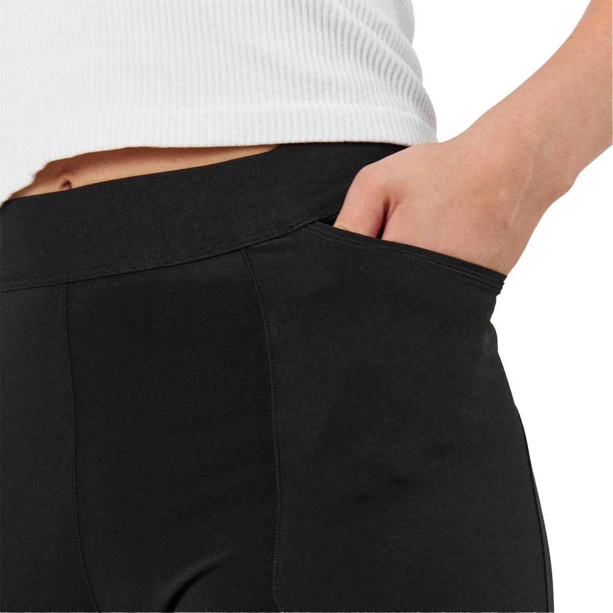 Black - Side - The North Face Womens-Ladies Refina Stretch Moisture Wicking Leggings