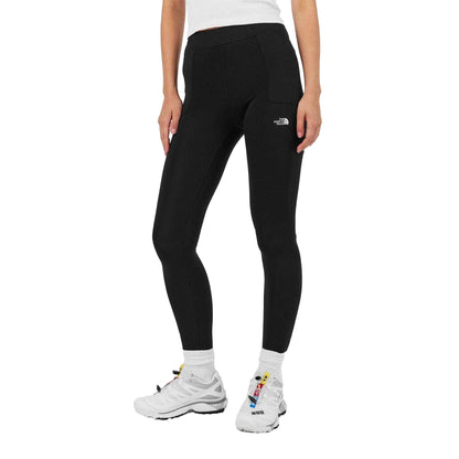 Black - Lifestyle - The North Face Womens-Ladies Refina Stretch Moisture Wicking Leggings