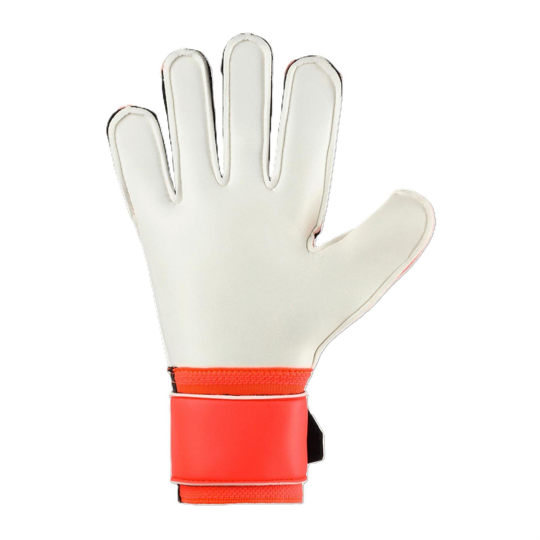 Fluorescent Red - Back - UHL Sport Unisex Adult Fangmaschine Soft Flexible Goalkeeper Gloves
