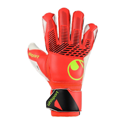 Fluorescent Red - Front - UHL Sport Unisex Adult Fangmaschine Soft Flexible Goalkeeper Gloves