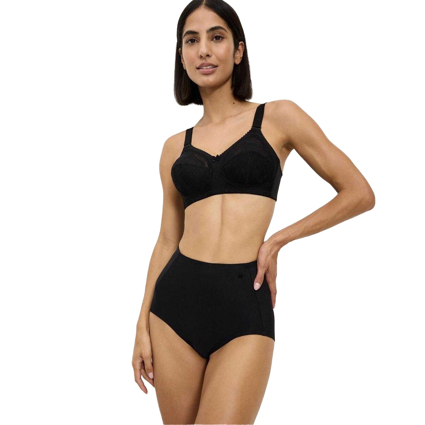 Black - Pack Shot - Triumph Womens-Ladies Doreen T-Shirt Bra