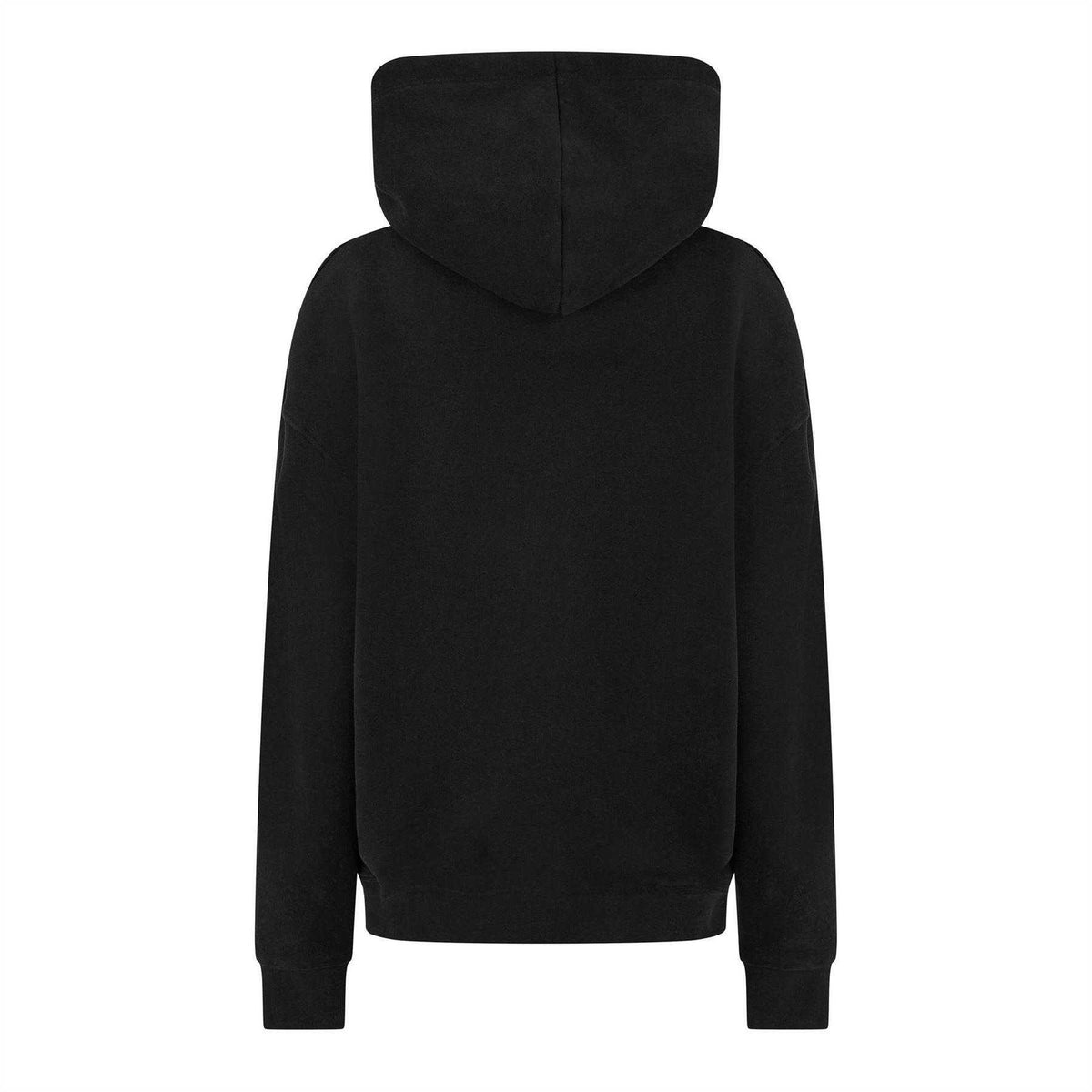 Black - Back - 4th & Reckless Womens-Ladies Cara Lettering Relaxed Fit Hoodie