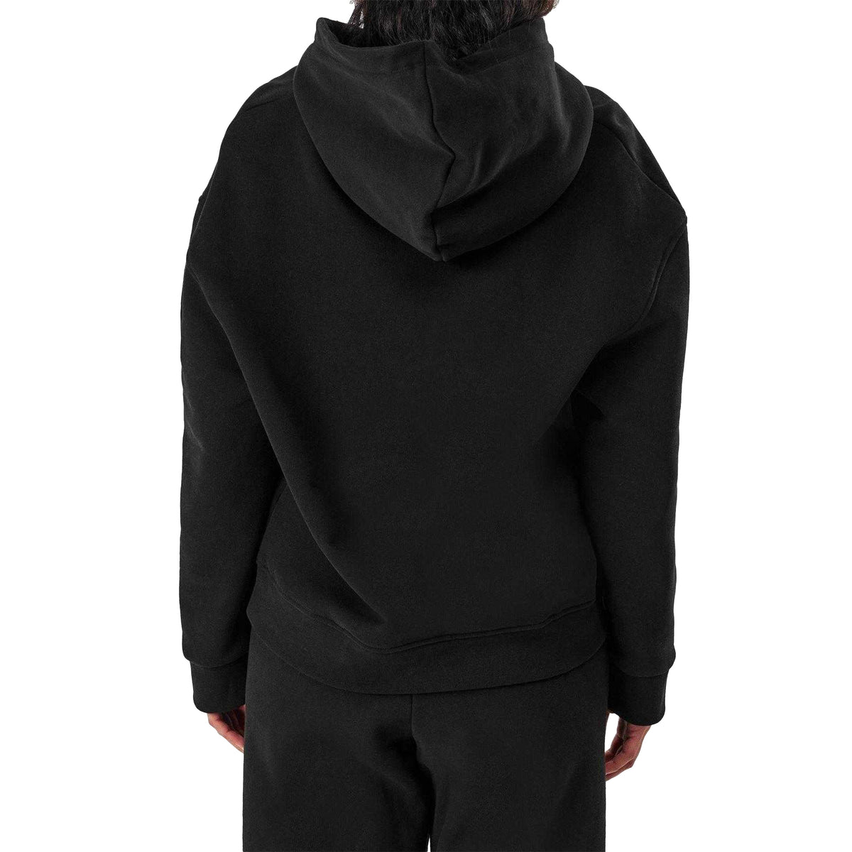 Black - Pack Shot - 4th & Reckless Womens-Ladies Cara Lettering Relaxed Fit Hoodie