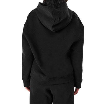 Black - Pack Shot - 4th & Reckless Womens-Ladies Cara Lettering Relaxed Fit Hoodie
