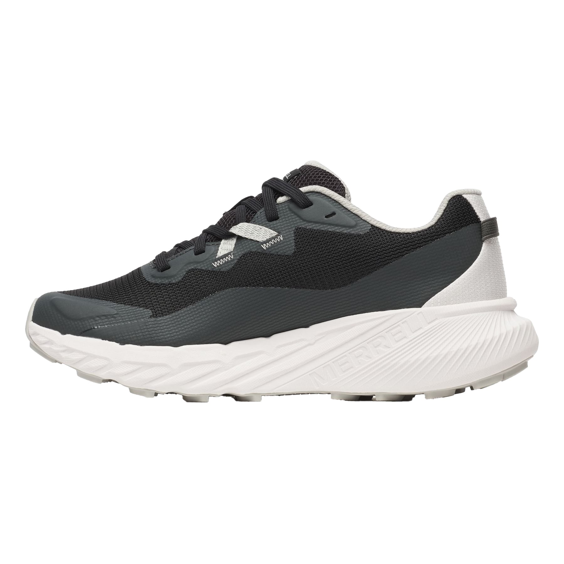 Black - Side - Merrell Womens-Ladies Agility Off Road Shoes