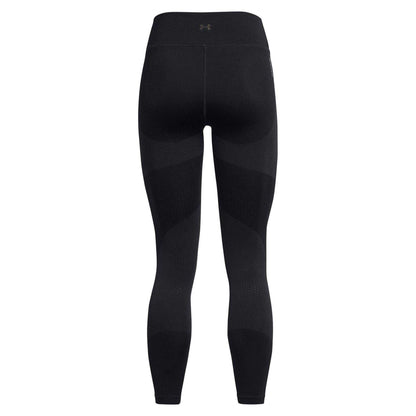 Black - Back - Under Armour Womens-Ladies Vanish Compression Fitted Leggings