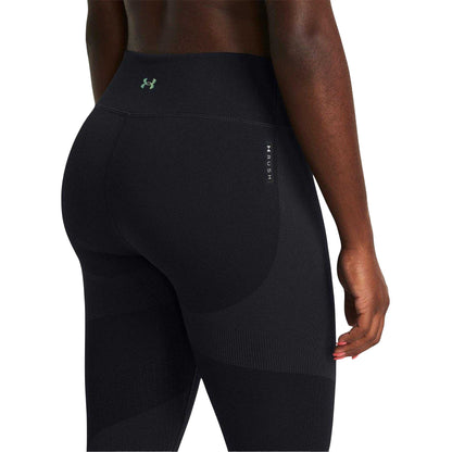Black - Side - Under Armour Womens-Ladies Vanish Compression Fitted Leggings