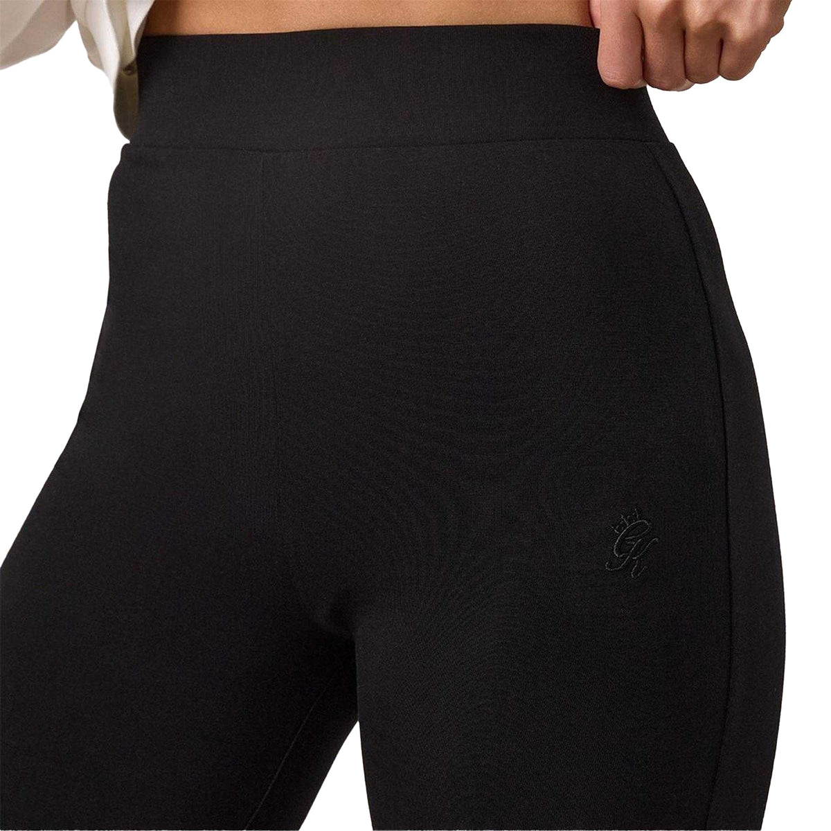 Black - Side - Gym King Womens-Ladies King Victory Leggings