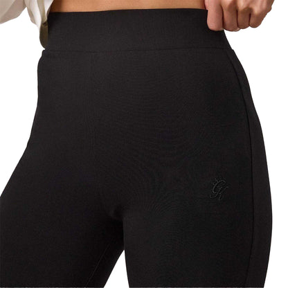 Black - Side - Gym King Womens-Ladies King Victory Leggings