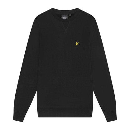 Black - Front - Lyle & Scott Mens Football For All Sweatshirt
