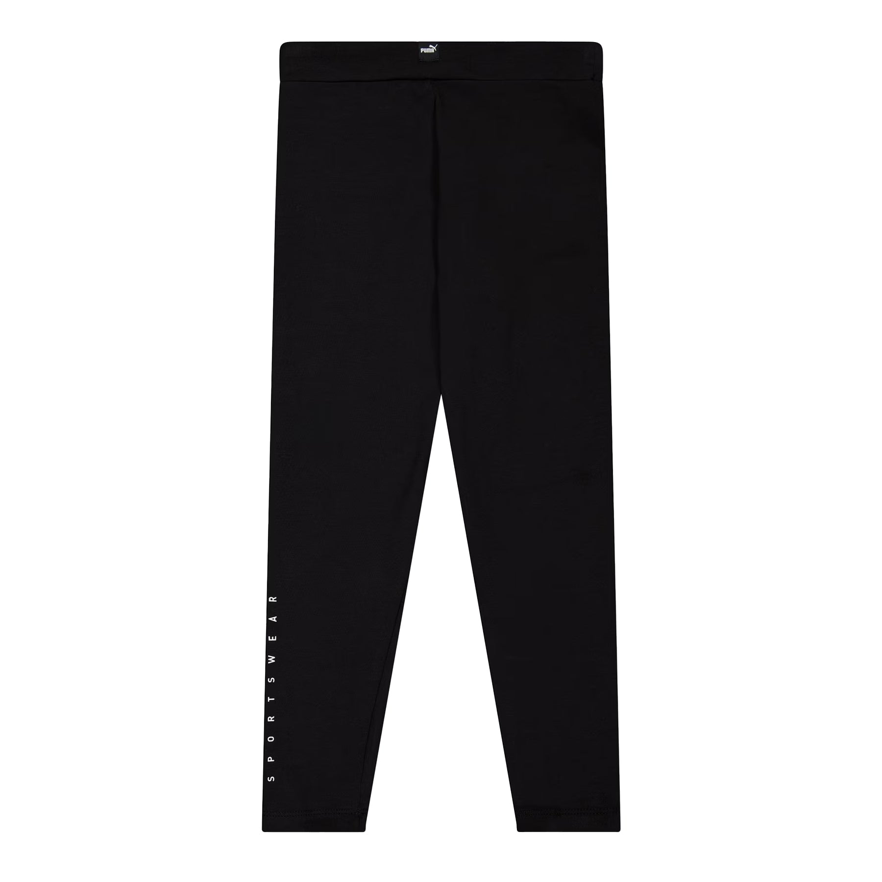 Puma Black - Back - Puma Girls Logo Leggings