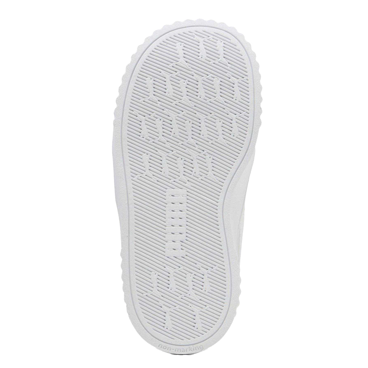 White-Gold - Lifestyle - Puma Childrens-Kids Carina 3.0 Leather Platform Shoes