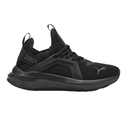 Triple Black - Front - Puma Childrens-Kids Softride Enzo 5 Shoes