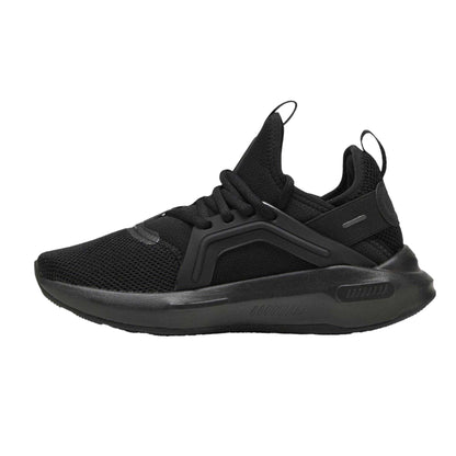 Triple Black - Back - Puma Childrens-Kids Softride Enzo 5 Shoes