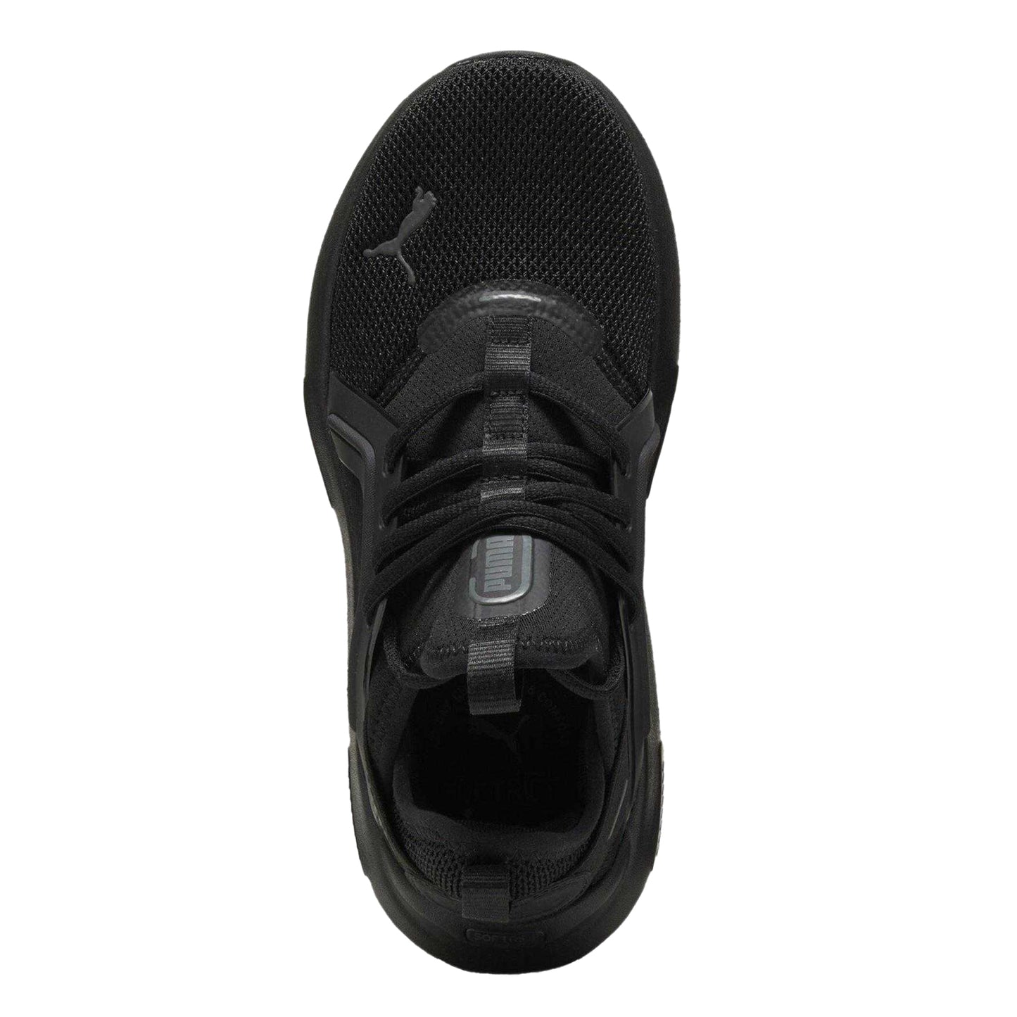 Triple Black - Side - Puma Childrens-Kids Softride Enzo 5 Shoes
