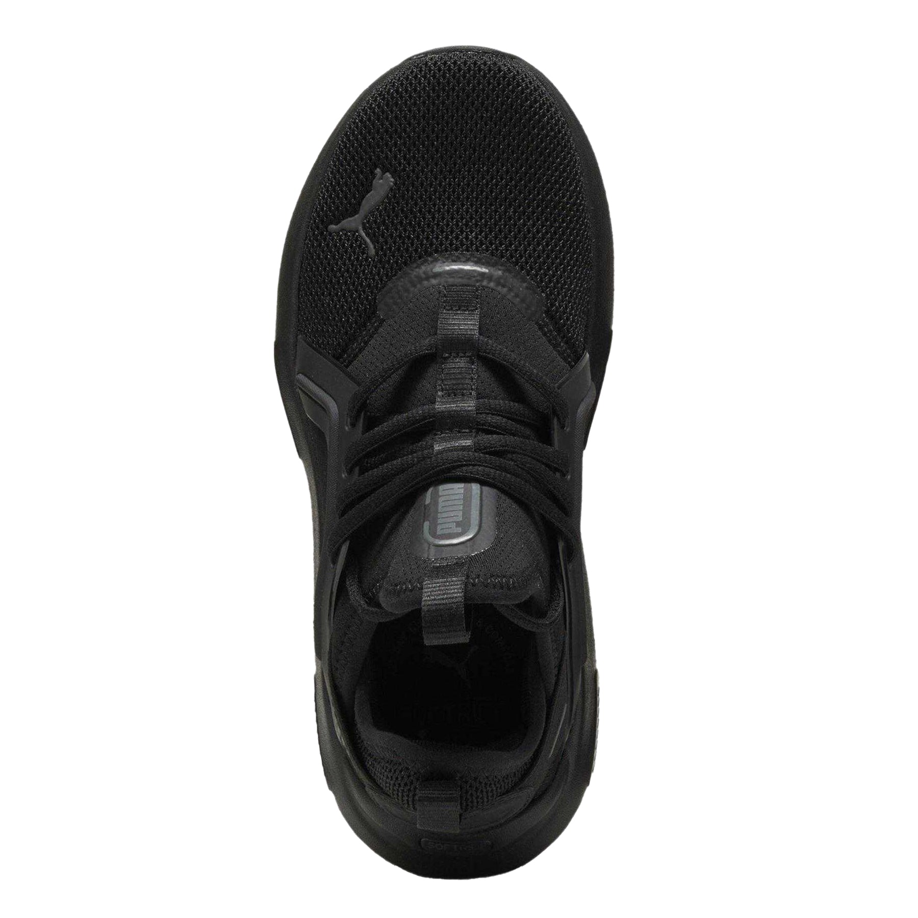 Triple Black - Side - Puma Childrens-Kids Softride Enzo 5 Shoes
