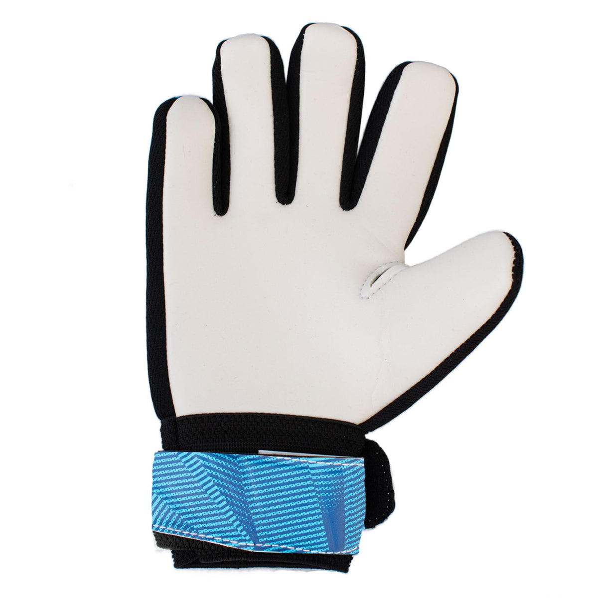 Blue - Back - Team Childrens-Kids Fuse Manchester City FC Goalkeeper Gloves