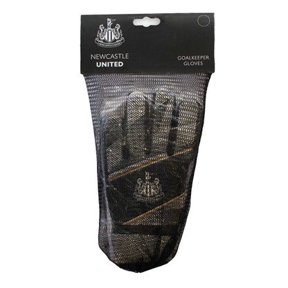Black-White - Lifestyle - Team Childrens-Kids Fuse Newcastle United FC Goalkeeper Gloves