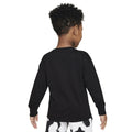 Black - Pack Shot - Nike Childrens-Kids Relaxed Fit Long-Sleeved Sweatshirt