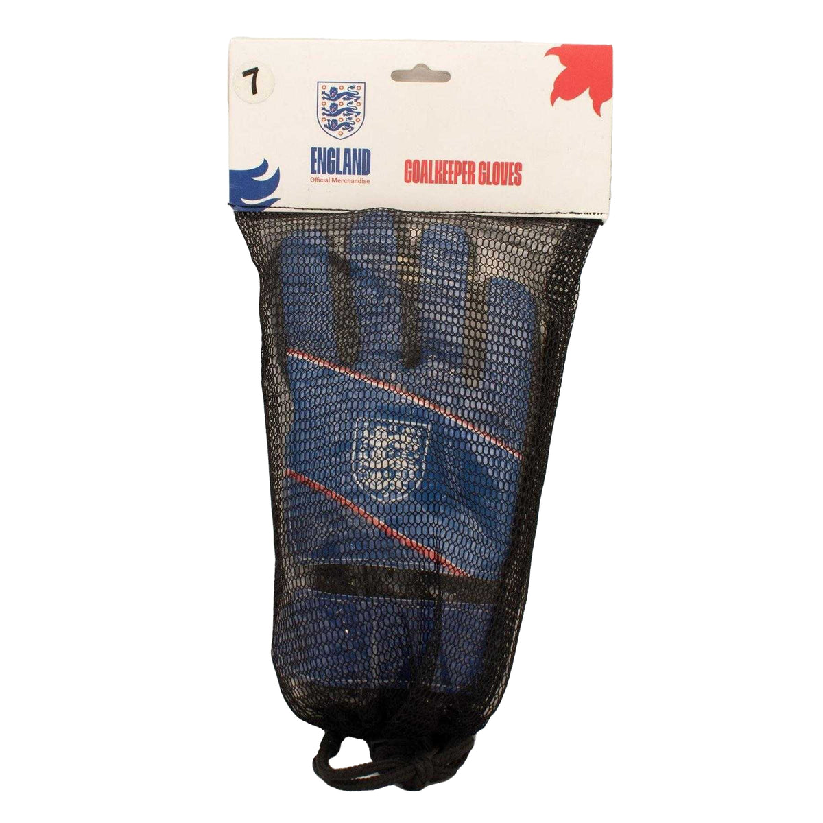 White-Blue - Lifestyle - Team Childrens-Kids Fuse England FA Goalkeeper Gloves