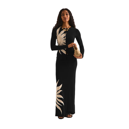 Black - Pack Shot - Never Fully Dressed Womens-Ladies Midi Skirt