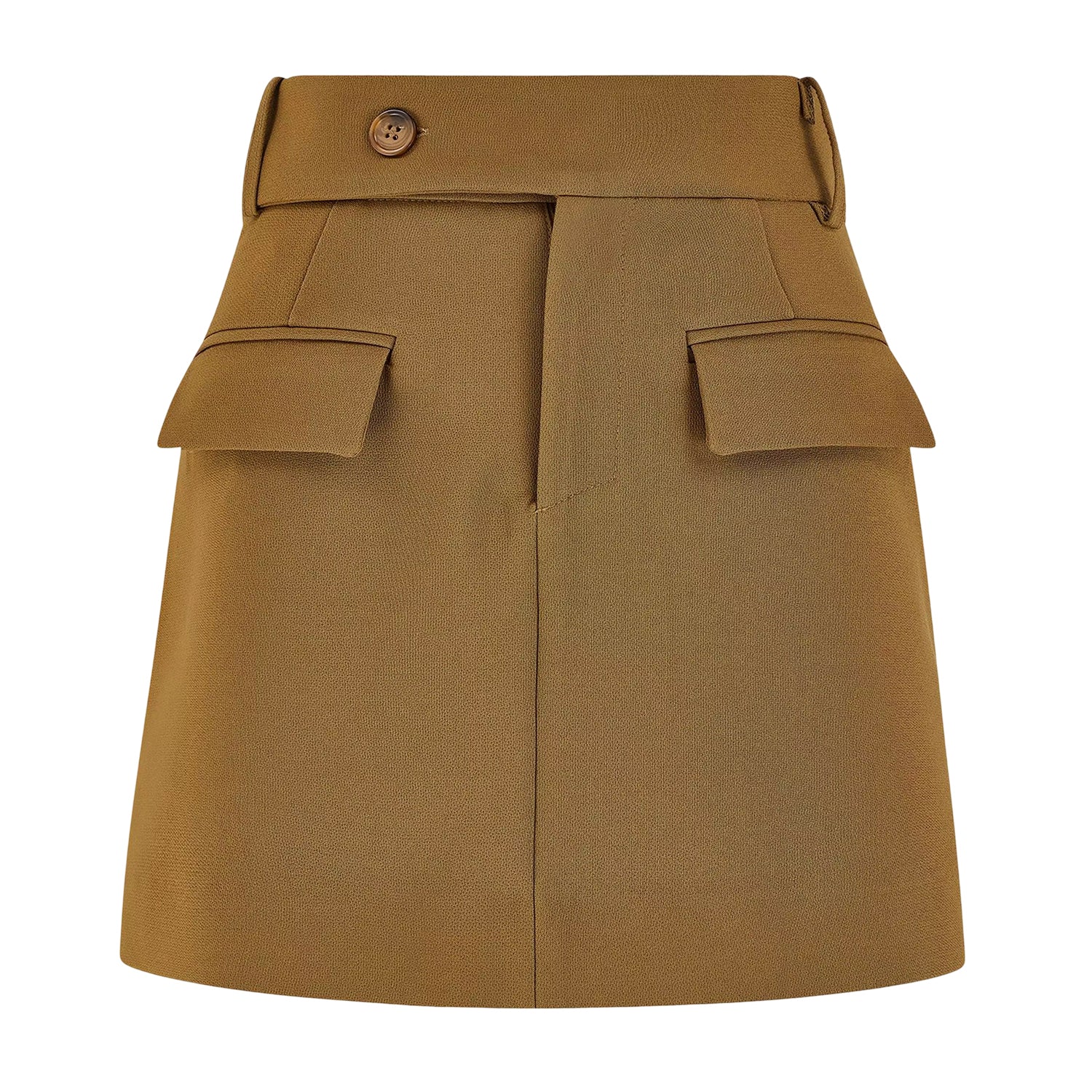 Olive - Front - Odd Muse Womens-Ladies Om The Ultimate Mini Skirt