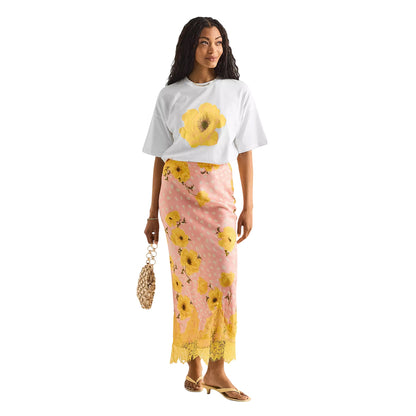 Pink - Lifestyle - Never Fully Dressed Womens-Ladies Maxi Skirt