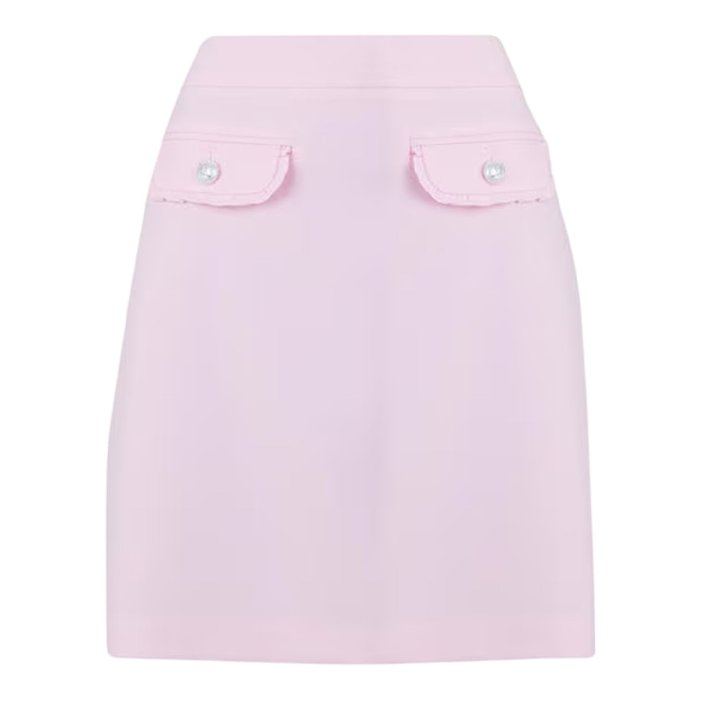 Pink - Front - Karl Lagerfeld Womens-Ladies Mini Skirt