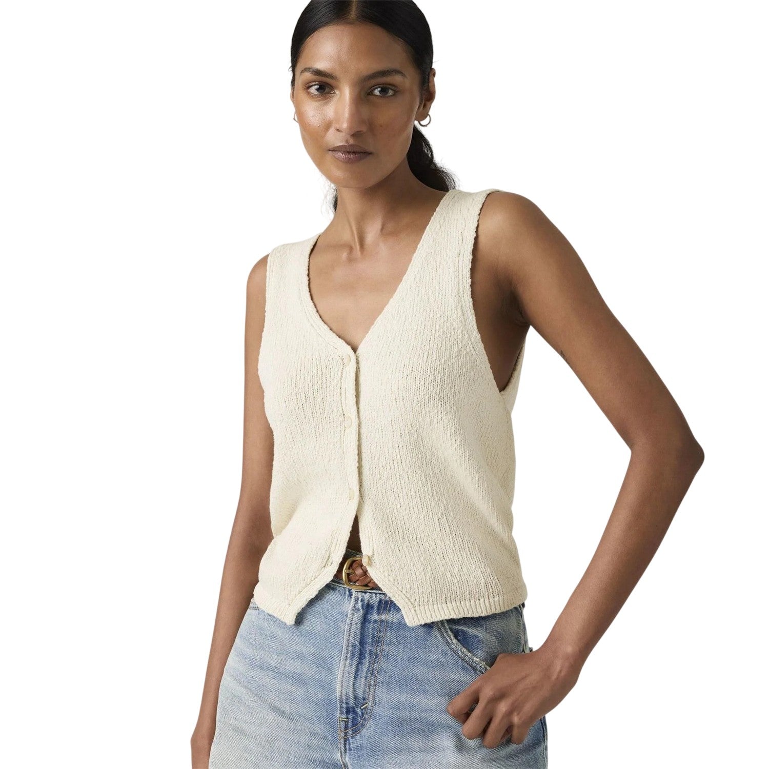 Tofu - Side - Levis Womens-Ladies Helen Vest Top