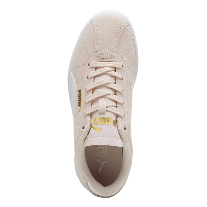 White - Side - Puma Childrens-Kids Club II Suede Trainers